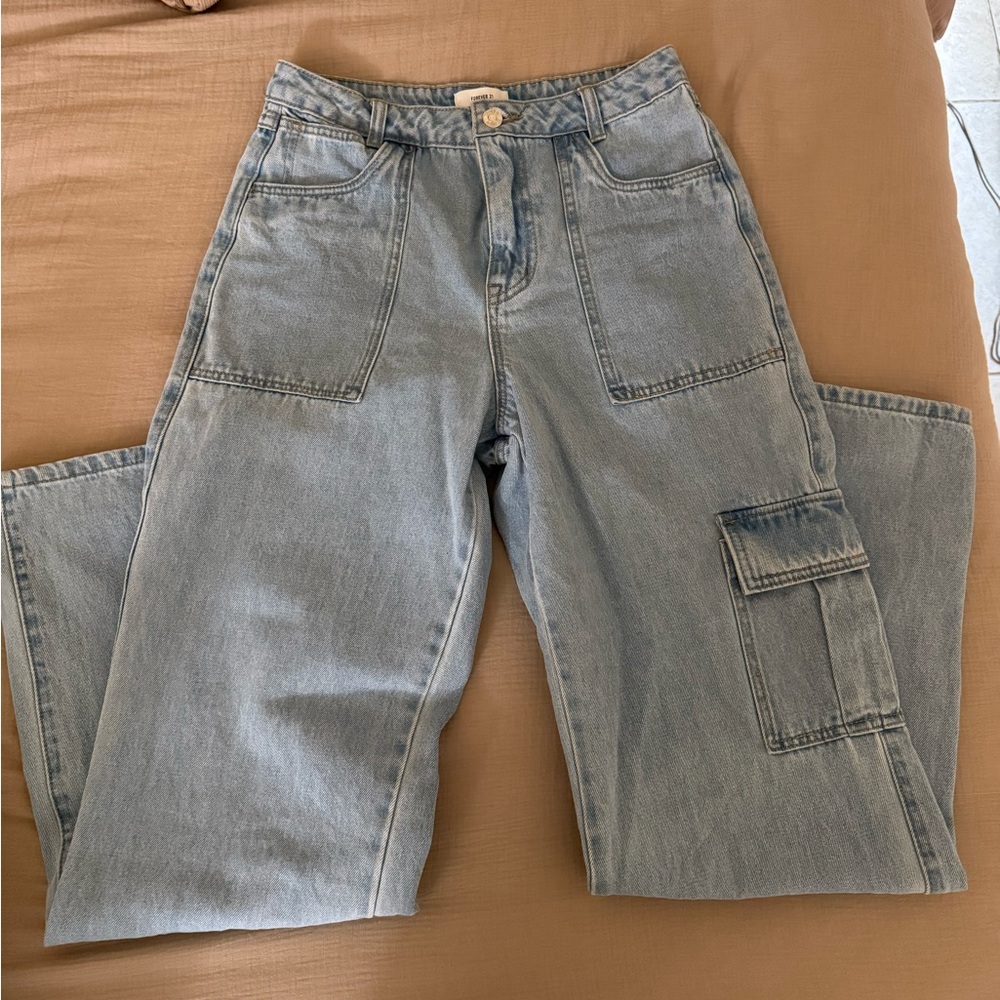 Forever 21 cargo jeans